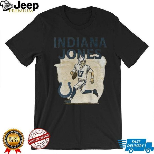 Daniel Jones Indianapolis Colts NFL Football player Indiana Jones shirt