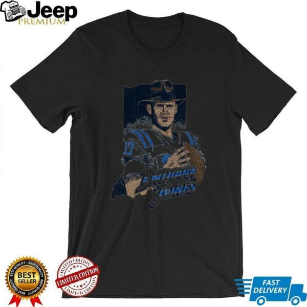 Daniel Jones cartoon Indianapolis Colts Football NFL Indiana Jones 2025 shirt