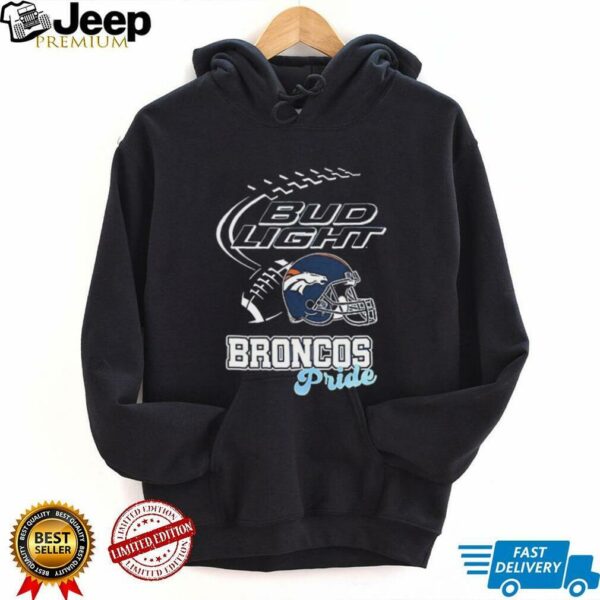 Denver Broncos Bud Light pride helmet shirt