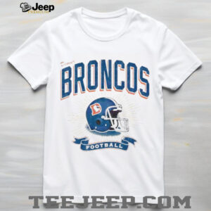 Denver Broncos Football Helmet Distressed Vintage shirt