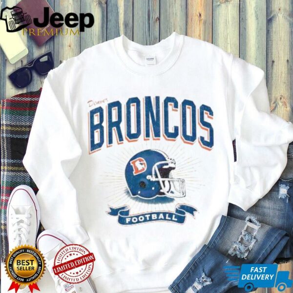 Denver Broncos Football Helmet Distressed Vintage shirt