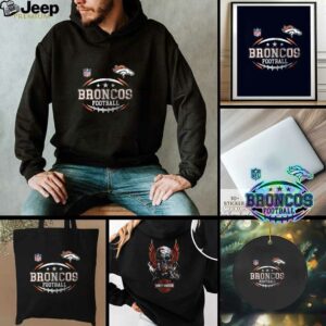 Denver Broncos NFL Harley Davidson motorcycle graphic shirt