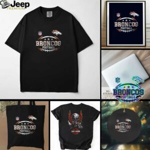 Denver Broncos NFL Harley Davidson motorcycle graphic shirt