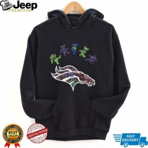 Denver Broncos x Grateful Dead night 2025 bears logo shirt