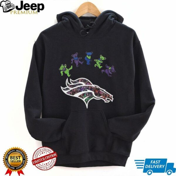 Denver Broncos x Grateful Dead night 2025 bears logo shirt