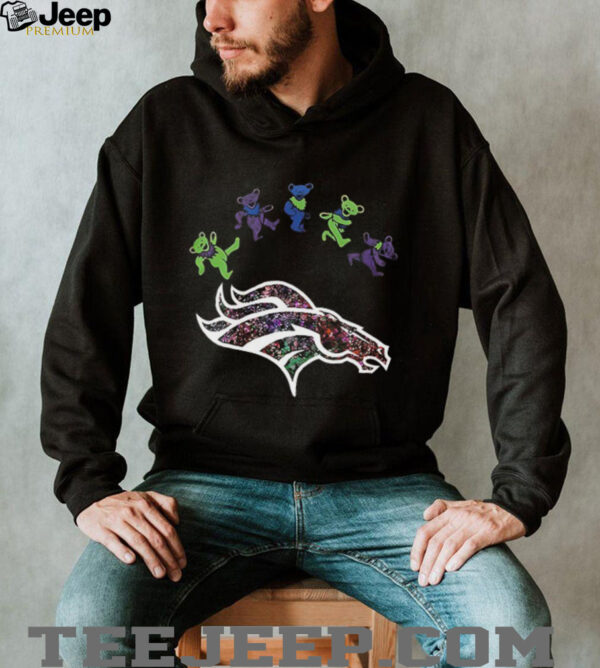 Denver Broncos x Grateful Dead night 2025 bears logo shirt