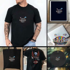 Detroit Lions NFL Harley Davidson motorcycle graphic shirt