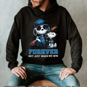 Detroit Lions Peanuts Snoopy Forever shirt