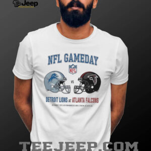 Detroit Lions vs Atlanta Falcons Dec 7 2025 Live From Mercedes Benz Stadium Atlanta Ga NFL Gameday shirt