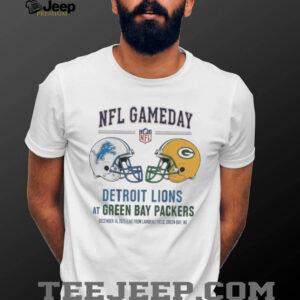 Detroit Lions vs Green Bay Packers Dec 14 2025 Live From Lambeau Field Green Bay Wi NFL Gameday shirt