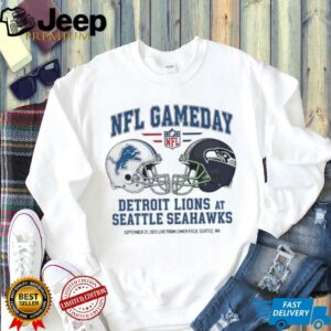 Detroit Lions vs Seattle Seahawks Sept 21 2025 Live From Lumen Field Seattle Wa NFL Gameday shirt