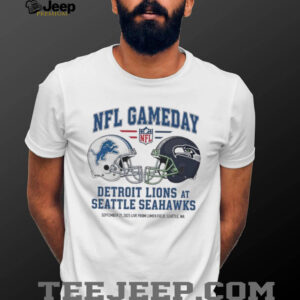 Detroit Lions vs Seattle Seahawks Sept 21 2025 Live From Lumen Field Seattle Wa NFL Gameday shirt