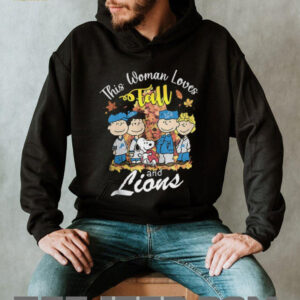 Detroit Lions x Snoopy this woman loves fall shirt