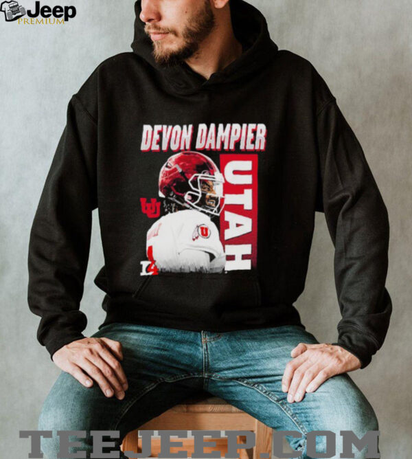 Devon Dampier Utah Utes player name shirt