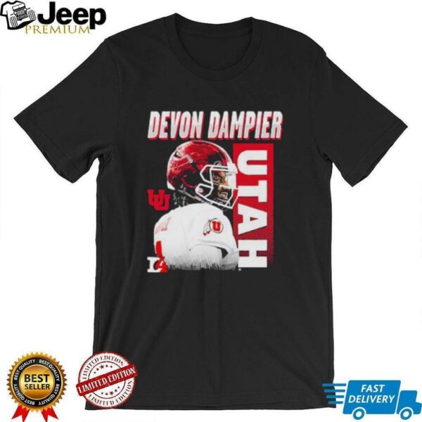 Devon Dampier Utah Utes player name shirt