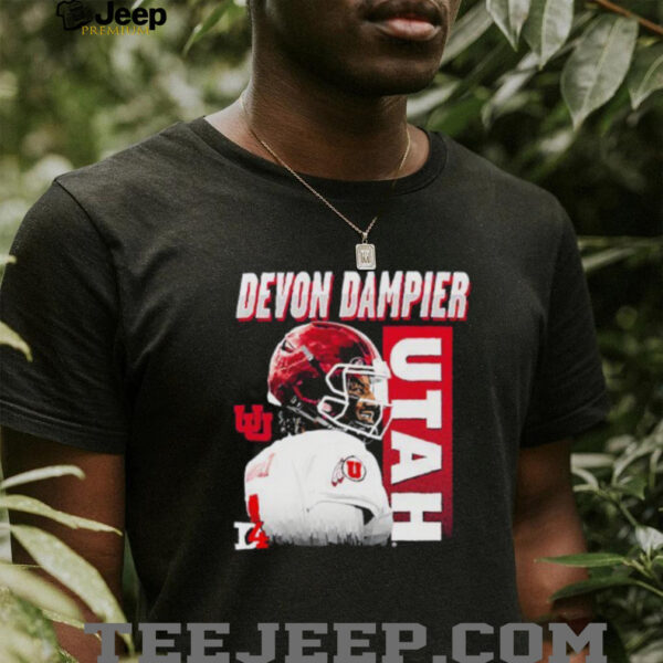 Devon Dampier Utah Utes player name shirt