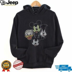 Disney's Mickey Mouse Men's Classic Halloween Friends Monster Faces Tee