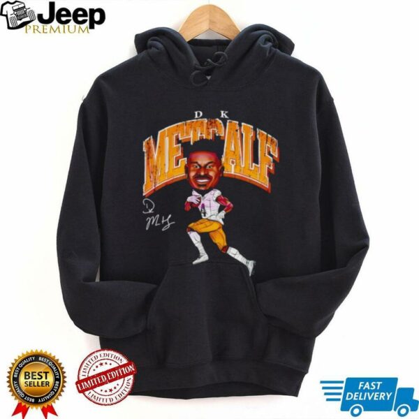 Dk Metcalf Pittsburgh Cartoon Football Signature Shirt