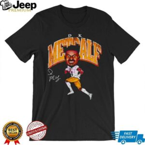 Dk Metcalf Pittsburgh Cartoon Football Signature Shirt