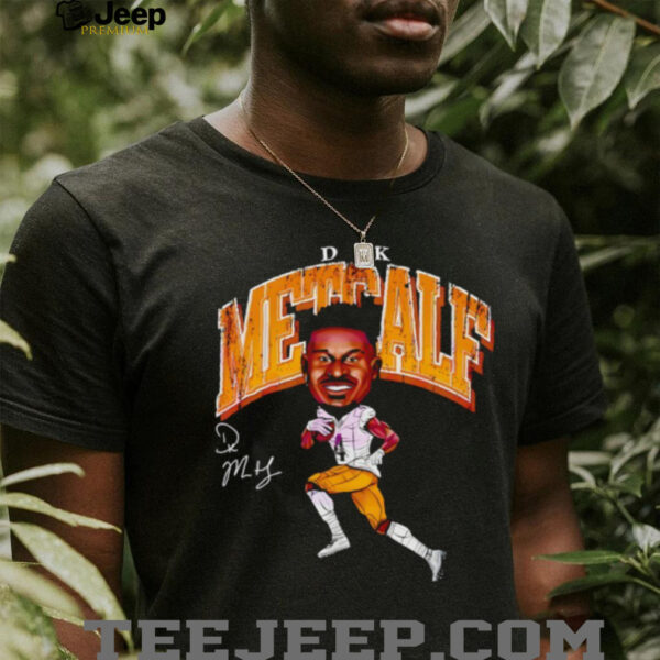 Dk Metcalf Pittsburgh Cartoon Football Signature Shirt
