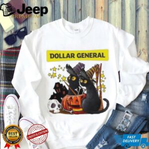 Dollar General X Black Cat Witch Halloween 2025 T shirt