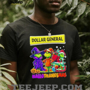 Dollar General x Grinch Cosplay HalloThanksMas shirt