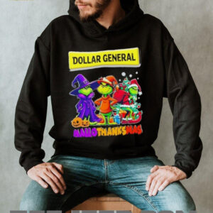 Dollar General x Grinch Cosplay HalloThanksMas shirt