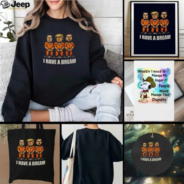 Donald Trump Elon Musk JD Vance I have a dream funny political t shirt