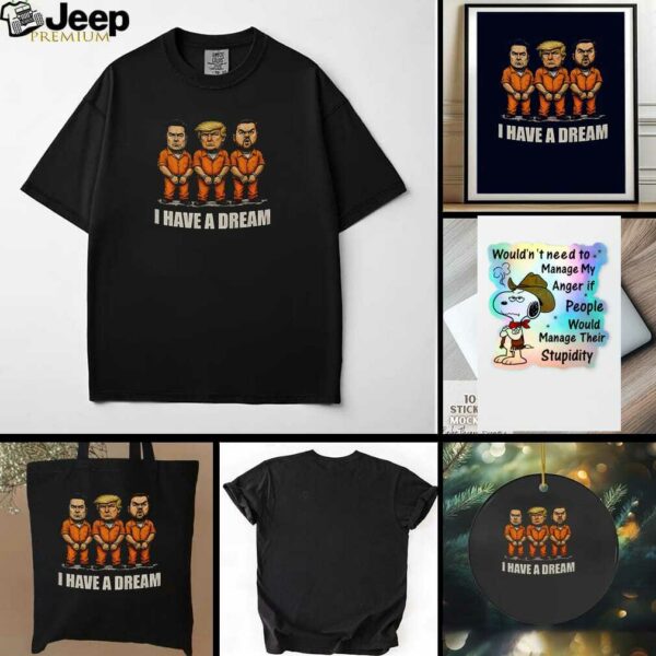 Donald Trump Elon Musk JD Vance I have a dream funny political t shirt