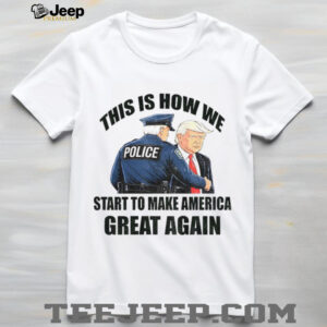 Donald Trump and police this is how we start to...