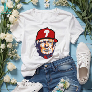 Donald Trump big head with Philadelphia Phillies hat MLB Baseball...