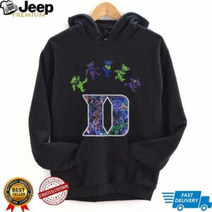 Duke Blue Devils x Grateful Dead night 2025 bears logo shirt