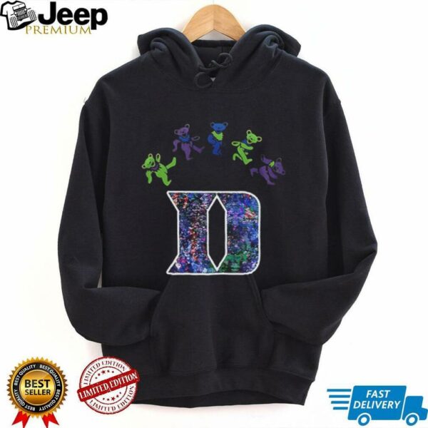 Duke Blue Devils x Grateful Dead night 2025 bears logo shirt