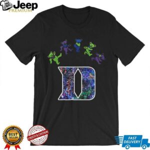 Duke Blue Devils x Grateful Dead night 2025 bears logo shirt