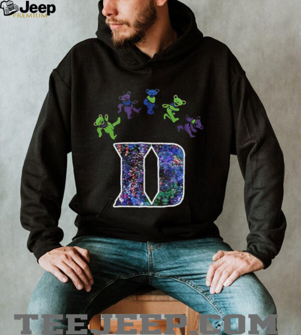 Duke Blue Devils x Grateful Dead night 2025 bears logo shirt