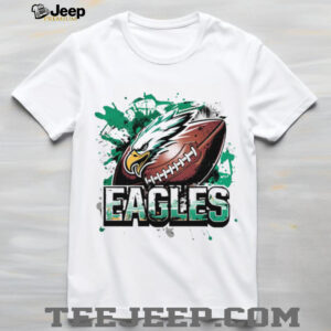 Eagles Football Paint Splash Shirt