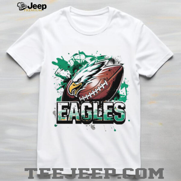 Eagles Football Paint Splash Shirt