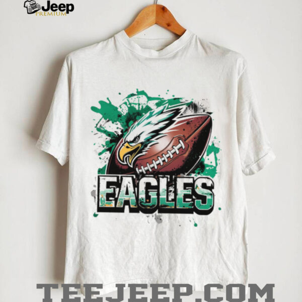 Eagles Football Paint Splash Shirt