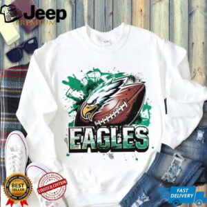 Eagles Football Paint Splash Shirt