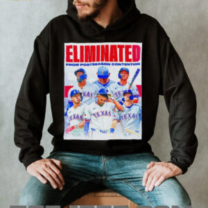 Eliminated Texas Rangers from postseason contention shirt Eliminated Texas Rangers from postseason contention shirt