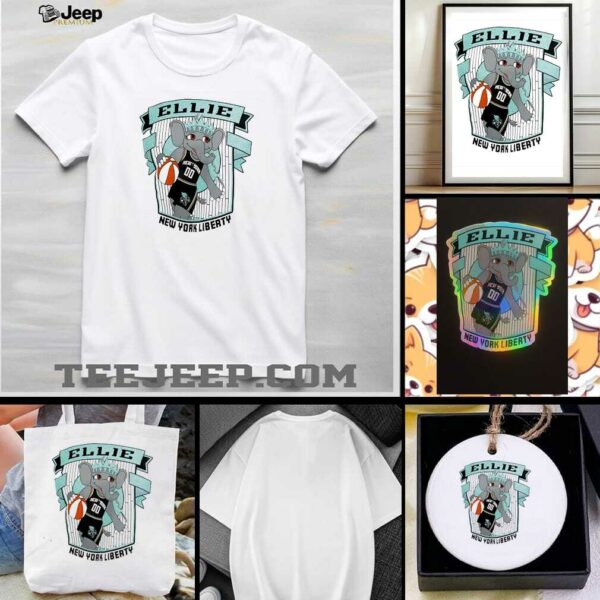 Ellie Mascot New York Liberty WNBA 2025 graphic shirt