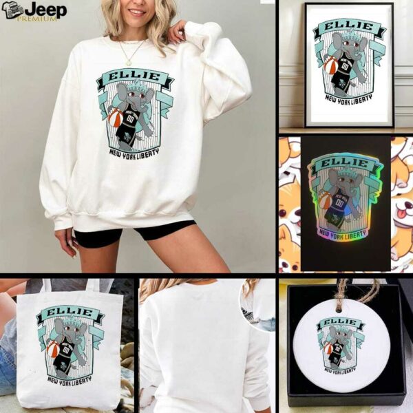 Ellie Mascot New York Liberty WNBA 2025 graphic shirt