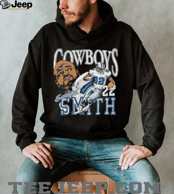 Emmitt Smith Dallas Cowboys retired player caricature shirt