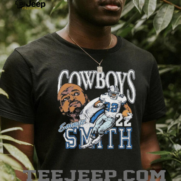 Emmitt Smith Dallas Cowboys retired player caricature shirt