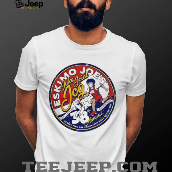 Eskimo Joes Juke Joint Jog 38th Annual Stillwater Posters white