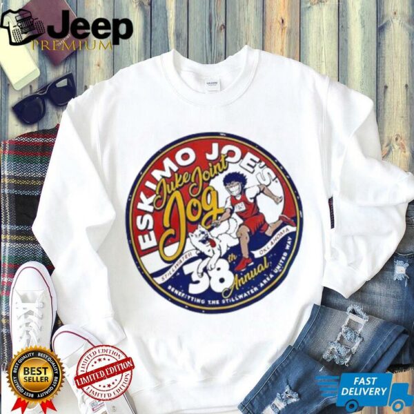 Eskimo Joes Juke Joint Jog 38th Annual Stillwater Posters white