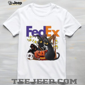 FedEx X Black Cat Witch Halloween 2025 T shirt