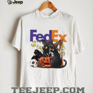 FedEx X Black Cat Witch Halloween 2025 T shirt