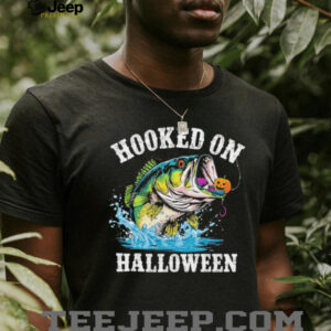 Fish pumpkin hooked on Halloween shirt