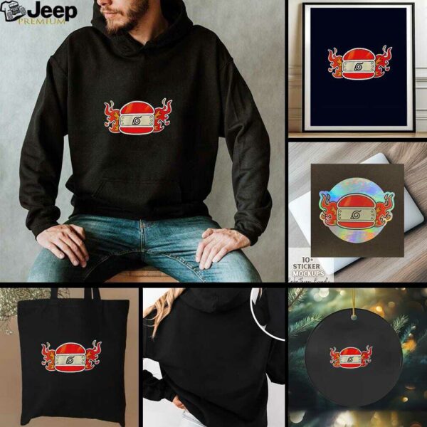 France BurgerKing x Naruto logo t shirt